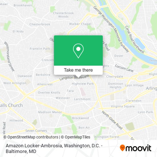 Amazon Locker-Ambrosia map