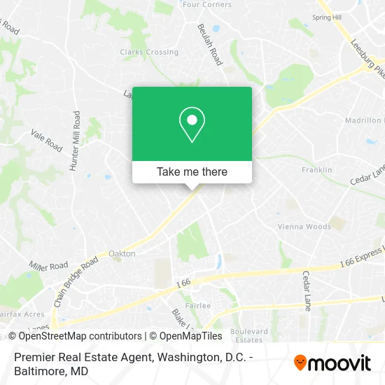 Premier Real Estate Agent map