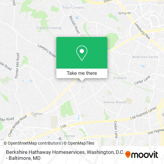 Berkshire Hathaway Homeservices map