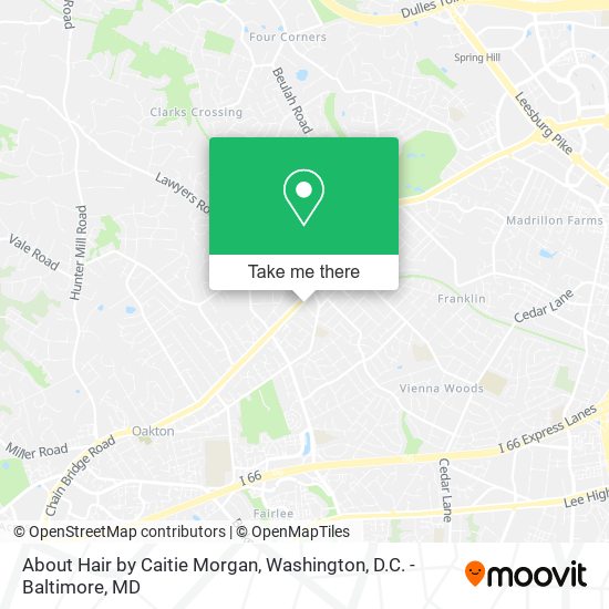 About Hair by Caitie Morgan map