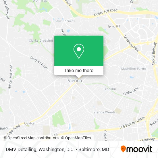 Mapa de DMV Detailing