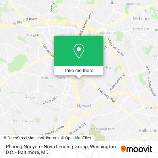 Mapa de Phuong Nguyen - Nova Lending Group