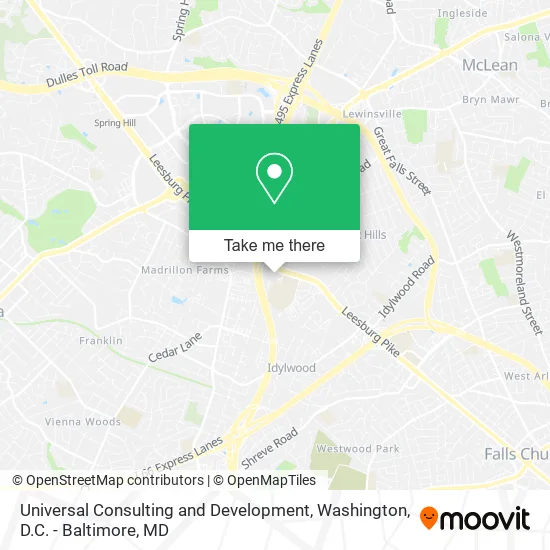Mapa de Universal Consulting and Development