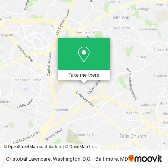 Cristobal Lawncare map