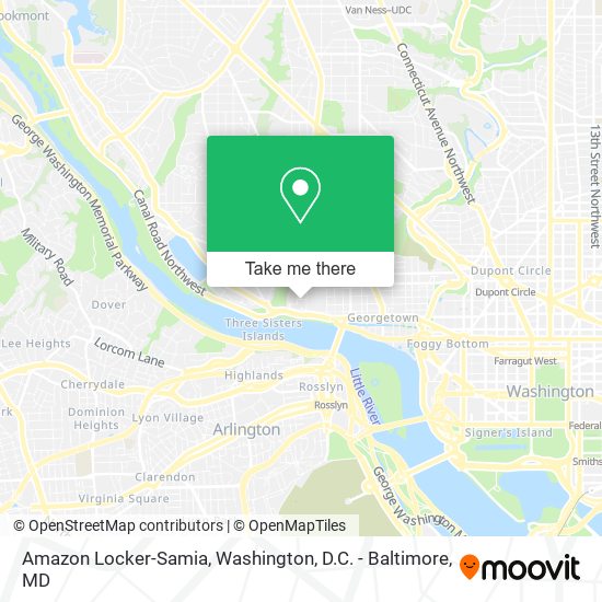 Amazon Locker-Samia map