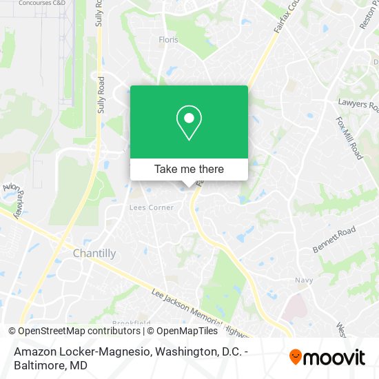 Amazon Locker-Magnesio map