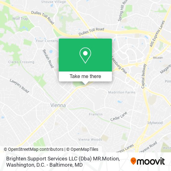 Mapa de Brighten Support Services LLC (Dba) MR.Motion