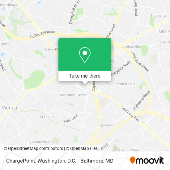 ChargePoint map