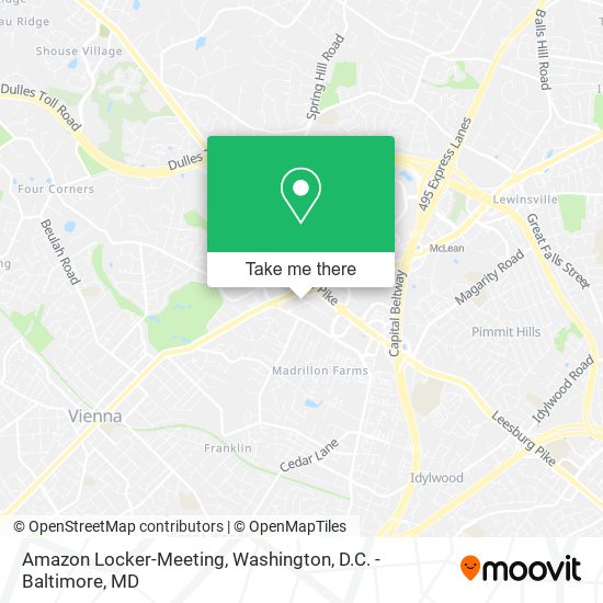 Mapa de Amazon Locker-Meeting
