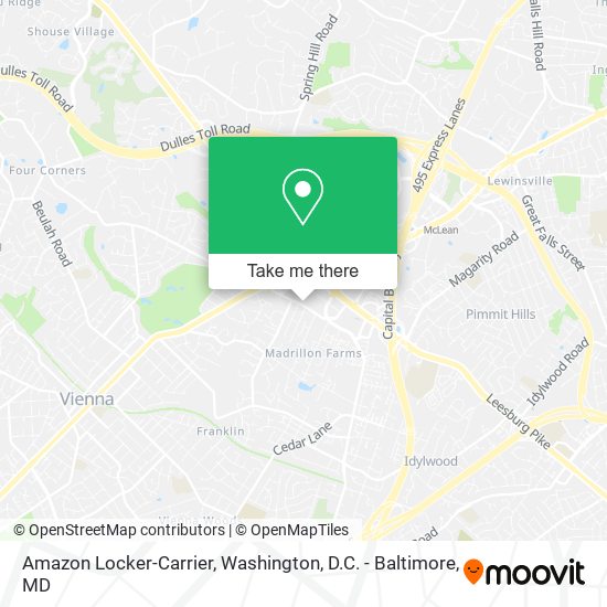 Amazon Locker-Carrier map