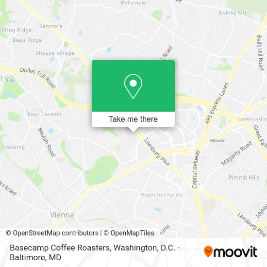 Basecamp Coffee Roasters map