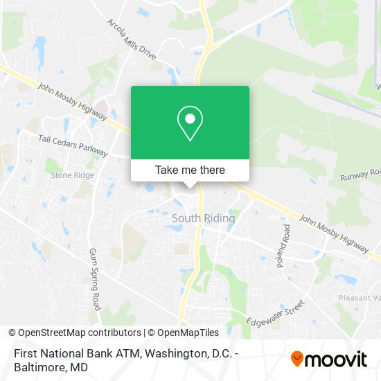 First National Bank ATM map