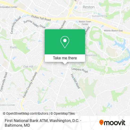 First National Bank ATM map