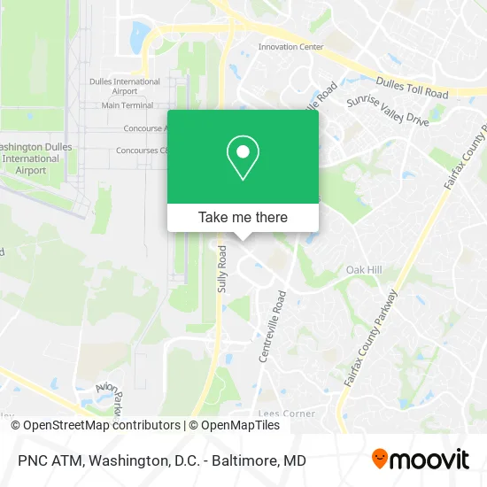 PNC ATM map