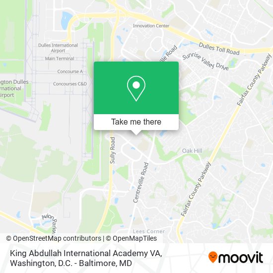 Mapa de King Abdullah International Academy VA