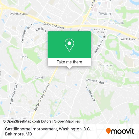 Castillohome Improvement map