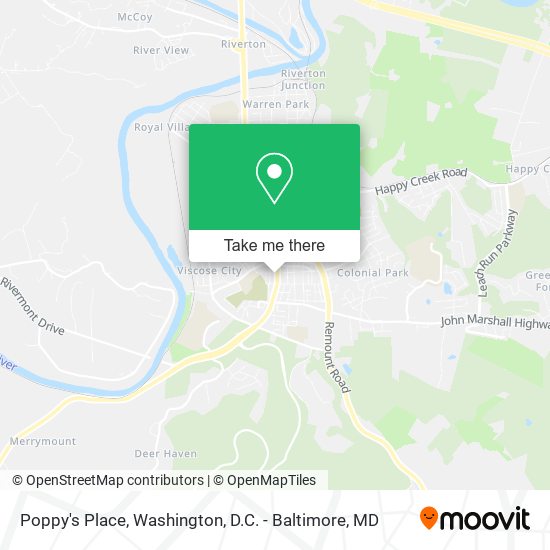 Poppy's Place map