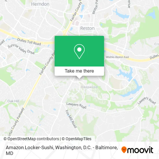 Mapa de Amazon Locker-Sushi