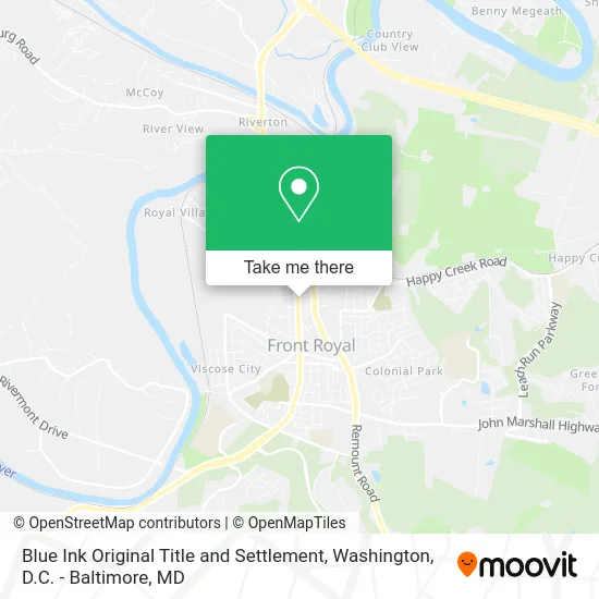 Blue Ink Original Title and Settlement map