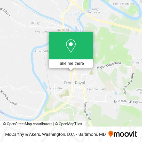 McCarthy & Akers map