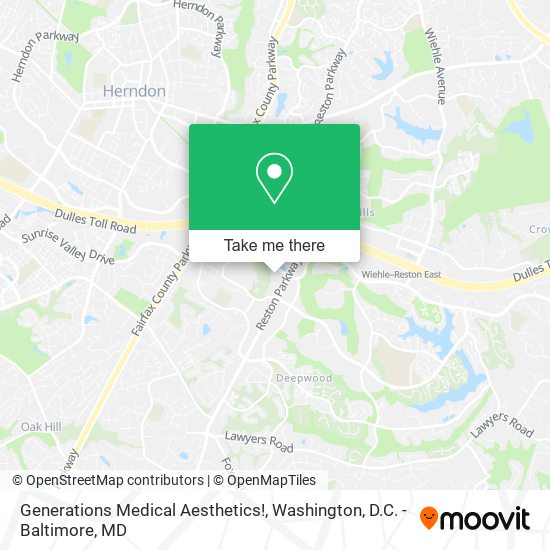 Generations Medical Aesthetics! map