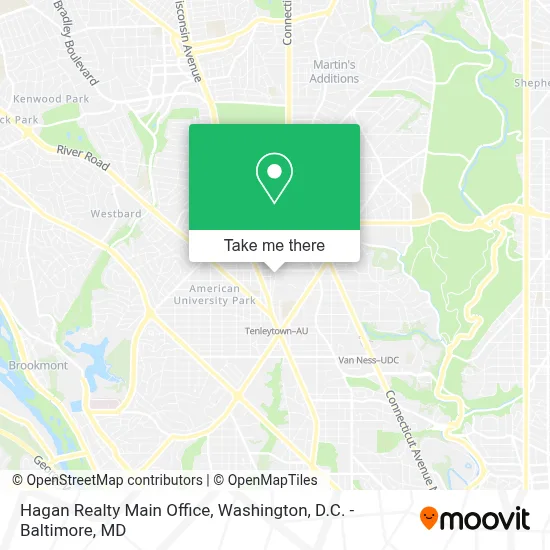 Hagan Realty Main Office map