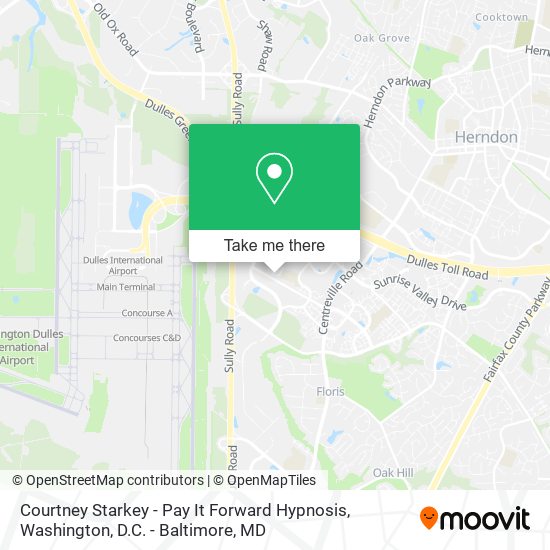 Mapa de Courtney Starkey - Pay It Forward Hypnosis