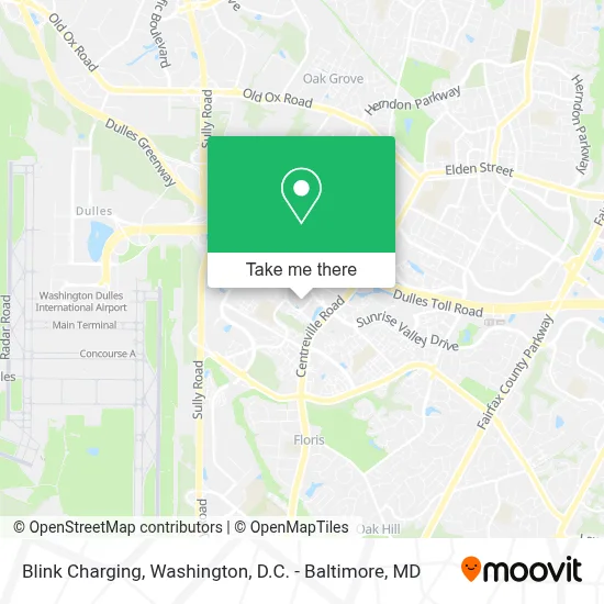 Blink Charging map
