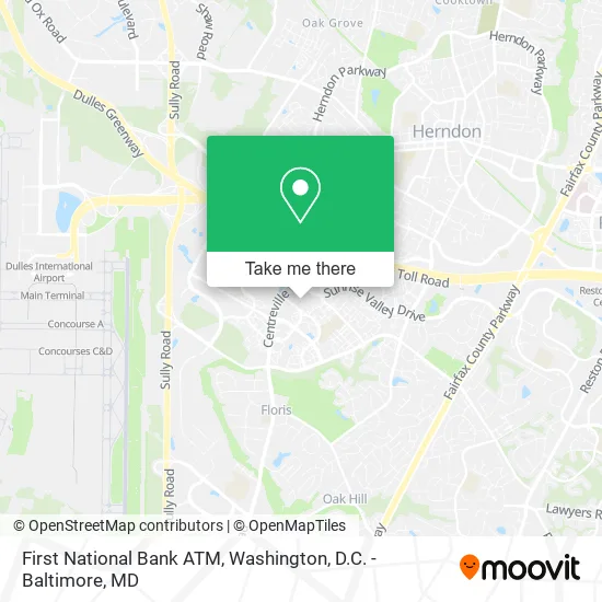 First National Bank ATM map