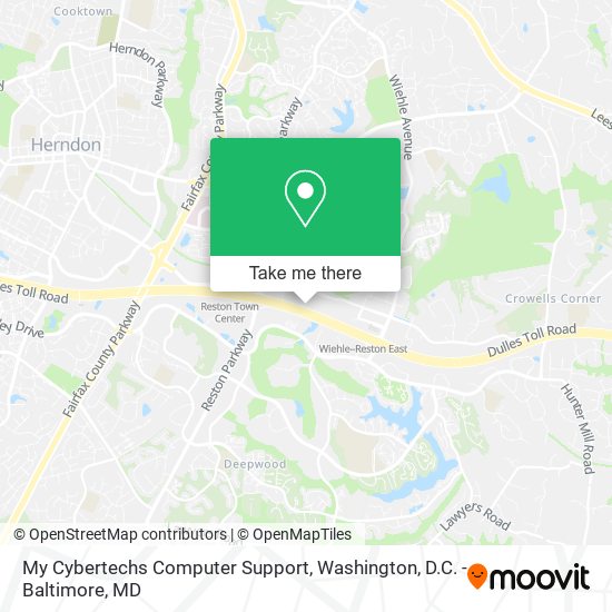 Mapa de My Cybertechs Computer Support