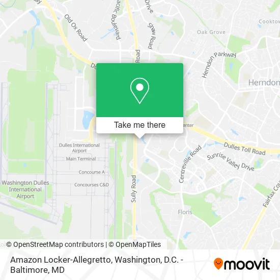 Mapa de Amazon Locker-Allegretto