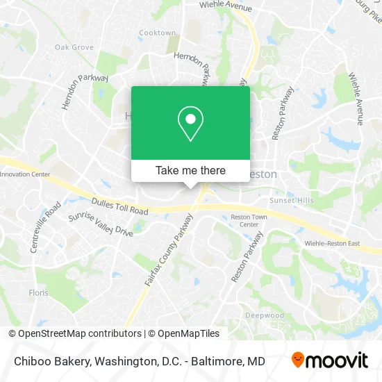 Chiboo Bakery map