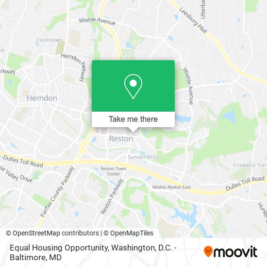 Equal Housing Opportunity map