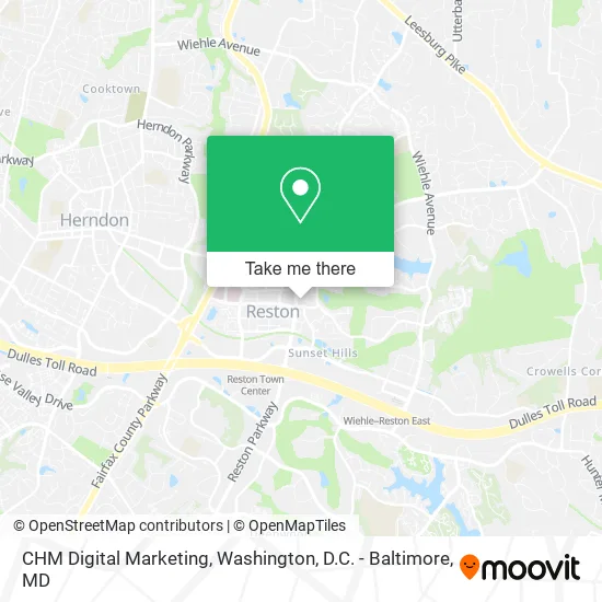 CHM Digital Marketing map