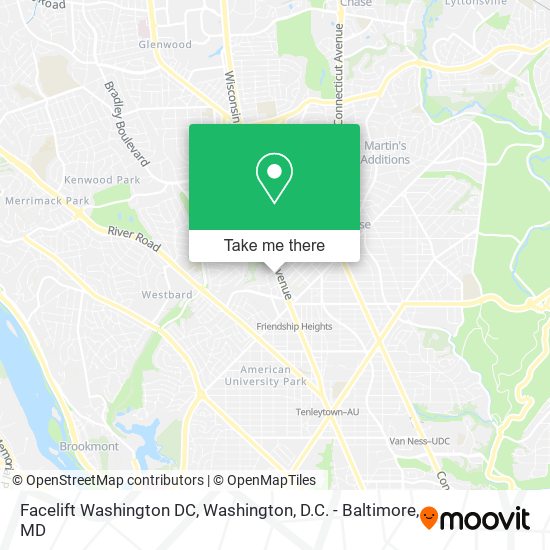 Facelift Washington DC map