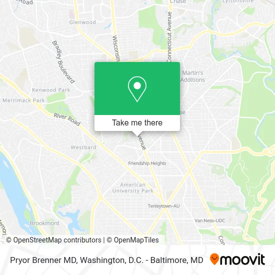 Pryor Brenner MD map