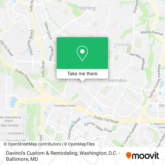 Mapa de Davinci's Custom & Remodeling