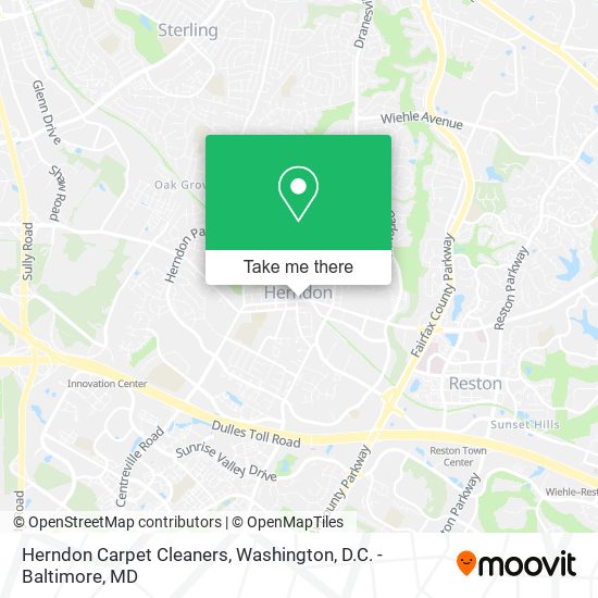 Herndon Carpet Cleaners map