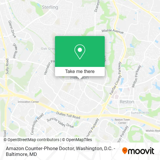 Amazon Counter-Phone Doctor map