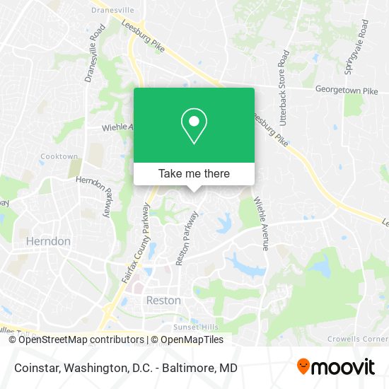 Coinstar map
