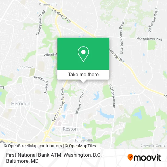 Mapa de First National Bank ATM