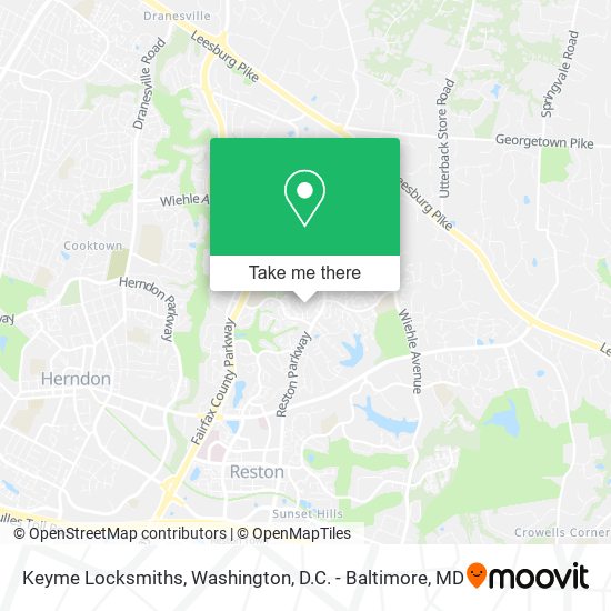 Keyme Locksmiths map