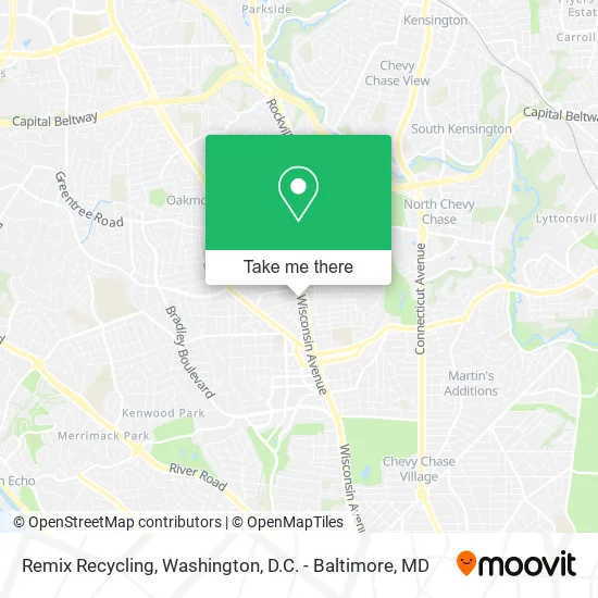 Remix Recycling map