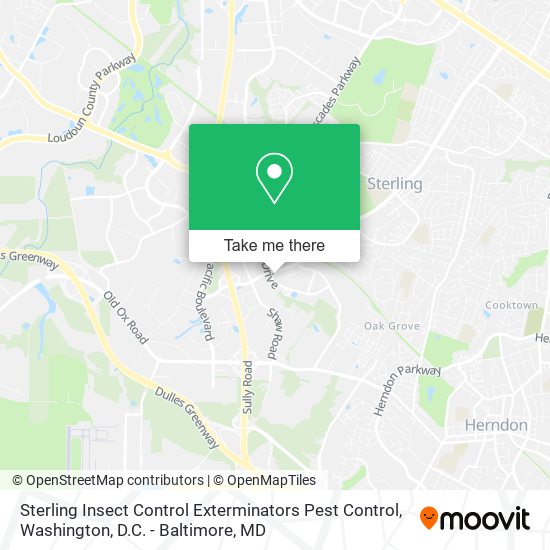Sterling Insect Control Exterminators Pest Control map