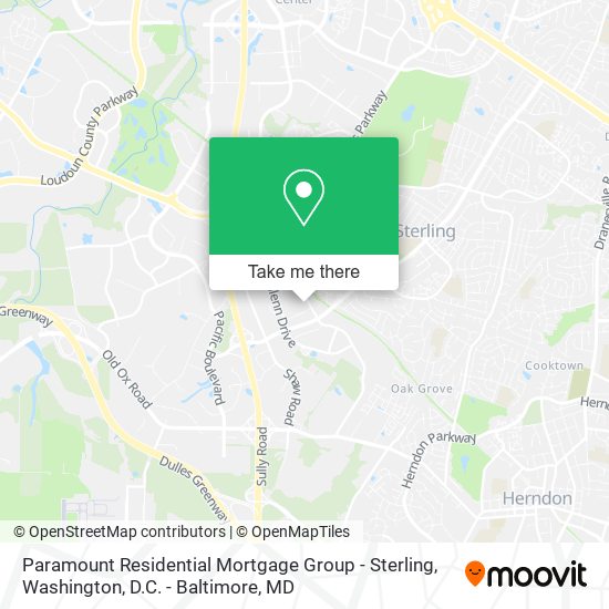 Mapa de Paramount Residential Mortgage Group - Sterling