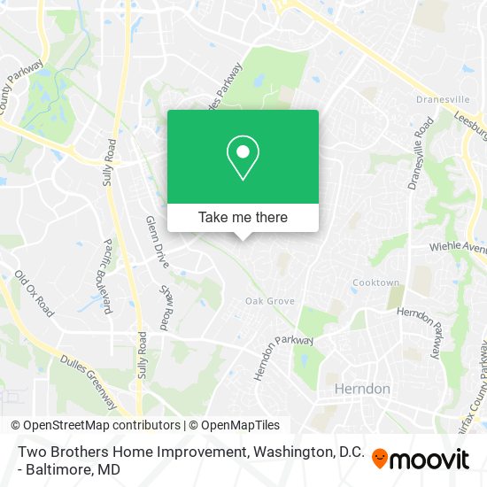 Two Brothers Home Improvement map