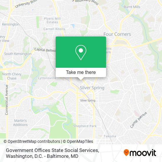Government Offices State Social Services map