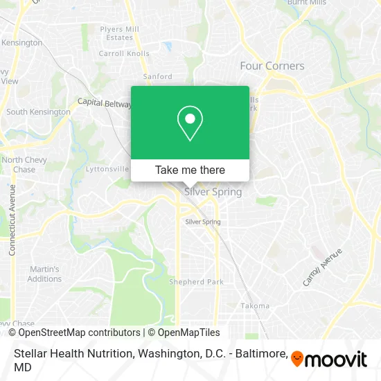 Stellar Health Nutrition map