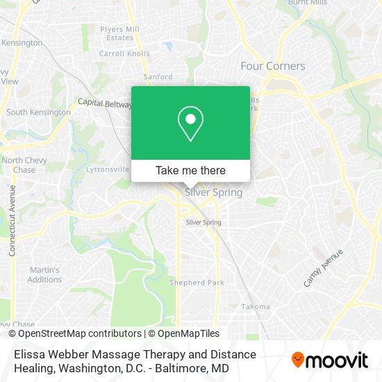 Elissa Webber Massage Therapy and Distance Healing map