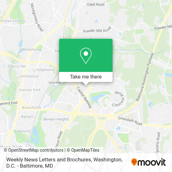 Weekly News Letters and Brochures map